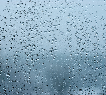 Rain drops on the window